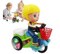 Njidher Auto Per Bambini - Simulatore Di Guida | Musica Dinamica Luci Rotanti A 360° Per Bambine E Bambini In Età Prescolare Scuola Casa Di Gioco Viaggio