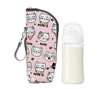 Njidher Borsa termica per bottiglia d'acqua, per latte materno, riutilizzabile, con protezione isolata, per picnic, campeggio, babysitter e attività all'aperto