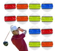 Njidher Palline da golf da donna | 12 palle da allenamento - Accessorio per allenamento portatile con di mirino orbitale a 360° per il miglioramento dello swing