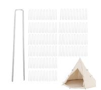 Njidher Pioli Da Campeggio Resistenti | Riutilizzabili Antiruggine Per Terreno,Fermagli Per Fissaggio In Giardino E Paesaggio,Per Campeggio Recinzioni Trampolini Tendeie Viali Cortile