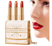 Njidher Set di Matite Labbra Matte | Confezione 3 Opaci Nudità Effetto Velluto,Idrorepellente Tinta Nuda Vellutato a Lunga per Inverno e Utilizzo Quotidiano