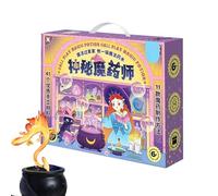 Njidher Set di pozioni magiche per bambini Halloween | Set di laboratori scientifici per bambini, set educativo fatto a mano per e ragazze, lezioni a tema, attività di classe, date di gioco