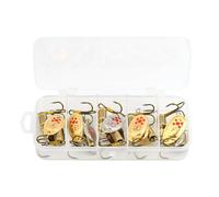 Njidher Spinner Baits | Esche Da In Metallo Spinner Baits - 10 Pezzi Ad Alto Riflesso con Amo per Fiumi Laghi Stagni Torrenti Acque Dolci