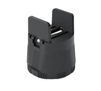 NJIEzhao 4 Pezzi Piedini for Tavolo, Cuscini for Letto, sedie, Piedini di Sollevamento, Piedini Antiscivolo for Tavolo, Divano, Mobile, Lavatrice, Divano Rialzi per Mobili(Black-Height 6-8cm)