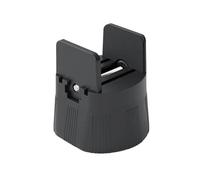 NJIEzhao 4 Pezzi Piedini for Tavolo, Cuscini for Letto, sedie, Piedini di Sollevamento, Piedini Antiscivolo for Tavolo, Divano, Mobile, Lavatrice, Divano Rialzi per Mobili(Black-Width 1-50mm)