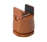 NJIEzhao 4 Pezzi Piedini for Tavolo, Cuscini for Letto, sedie, Piedini di Sollevamento, Piedini Antiscivolo for Tavolo, Divano, Mobile, Lavatrice, Divano Rialzi per Mobili(Brown-Height 6-8cm)