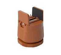 NJIEzhao 4 Pezzi Piedini for Tavolo, Cuscini for Letto, sedie, Piedini di Sollevamento, Piedini Antiscivolo for Tavolo, Divano, Mobile, Lavatrice, Divano Rialzi per Mobili(Brown-Height 6-8cm)