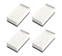 NJIEzhao 4 Pezzi Rialzi for mobili Rialzi for Letto Rialzi for Gambe for mobili Antiurto Blocchi di Sollevamento for Letto rettangolari for Lavatrice Rialzi per Mobili(Color 3)