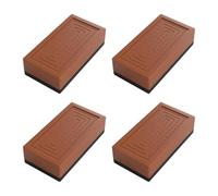 NJIEzhao 4 Pezzi Rialzi for mobili Rialzi for Letto Rialzi for Gambe for mobili Antiurto Blocchi di Sollevamento for Letto rettangolari for Lavatrice Rialzi per Mobili(Color4)