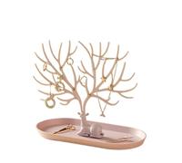 NJIEzhao Albero Porta Gioielli Espositore for collezione di orecchini Piccolo fiore Mini scaffali for profumi Repisas Camera da letto Estetica Flotante(Color 3)