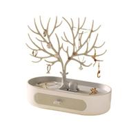 NJIEzhao Albero Porta Gioielli Espositore for collezione di orecchini Piccolo fiore Mini scaffali for profumi Repisas Camera da letto Estetica Flotante(Color 11)