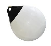 NJIEzhao Barca Parabordo Palla Parabordi for Barche ad Alta Resistenza, Rotondi, con Boa di Ancoraggio, Protezione Gonfiabile, ormeggio Marina, Bianchi