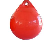 NJIEzhao Barca Parabordo Palla Parabordo for Barche, paracolpi for banchina, Boa di ormeggio Marina, Protezione UV, Ancoraggio Rotonda for Piccole imbarcazioni, Yacht, banchine, a Vela(Red)