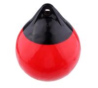 NJIEzhao Barca Parabordo Palla Paraurti for Barche ad Alta Resistenza, paracolpi a Sfera Rotonda, Boa di Ancoraggio Gonfiabile for ormeggio Marino, Protezione for banchina(Red)