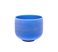 NJIEzhao Campana tibetana da meditazione in cristallo di quarzo smerigliato G 8 pollici con martello in gomma for il suono del sonno profondo dello yoga Ciotola di cristallo cantante(432hz)