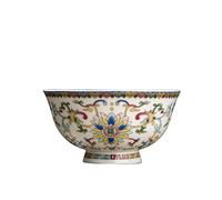 NJIEzhao Ciotola piccola smaltata for noodle in osso for riso for corte imperiale domestica Ciotola in ceramica(White)
