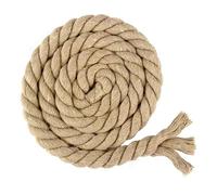 NJIEzhao Cordoncino di Cotone Ritorto 2 Metri 5-20mm 3 Parti Macrame Corda di Cotone Cinghia Intrecciata Ritorta Decorazione Fai da Te Corde Borsa Artigianale Cordoncini(Khaki,20mm-2Meters)