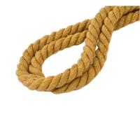 NJIEzhao Cordoncino di Cotone Ritorto Corda di Cotone da 5-20 mm 3 Corde Intrecciate for Tessuti Domestici Decorazione Artigianale Cavo 10 Metri(Color 11,20mmX5Meters)