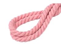 NJIEzhao Cordoncino di Cotone Ritorto Corda di Cotone da 5-20 mm 3 Corde Intrecciate for Tessuti Domestici Decorazione Artigianale Cavo 10 Metri(Color 8,20mmX5Meters)