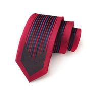 NJIEzhao Cravatta Uomo Cravatta Sottile da Uomo da 6 cm da 145 * 6 cm Cravatta a Righe Cravatta da Matrimonio Aziendale Festa di Nozze(Color28)