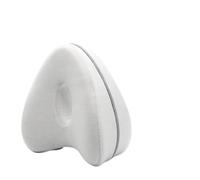 NJIEzhao Cuscino ortopedico in memory foam for supporto gambe e ginocchia for chi dorme di lato, for alleviare la sciatica i dolori alla schiena ai fianchi, for letto divano cuscino per gambe(WHITE)