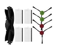 NJIRGOXS Compatibile con ILife, T10s Robot Aspirapolvere Ricambi Accessori Spazzola Laterale Principale Filtro Hepa Panno for Mocio Sacchetto for La Polvere(Set F)