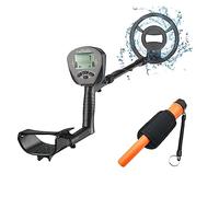 NJJIHUI Metal Detector MD-830 profondità sotterranea 2,5 m Ricerca Scanner Rilevatore d'oro ad Alta precisione Rilevatore di Cacciatori di tesori per spiagge e foreste(with GP-Pointer)