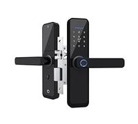 NJJIHUI Serratura for Impronte digitali TT Lock App Serratura Elettronica Digital 13.56mhz Card Tag Hotel Lock Dual Latch(4085)