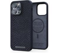 NJORD COQUE MAGSAFE CUIR DE SAUMON IPHONE 14 PRO MAX NOIR