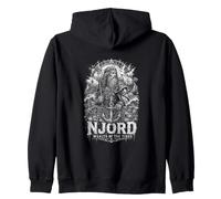 Njord Ricchezza delle Maree Mare Norreno E Mito Re Felpa con Cappuccio