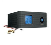 NJOY Aira 1200 Gruppo di Continuità 1200VA 1000 Watt, Line Interactive, Onda Sinusoidale Pura, Display LCD, 2 Uscite Schuko, Batteria Esterna 12V NON INCLUSA, UPS Per Stufe a Pellet, Caldaia