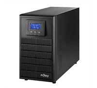 NJOY Aten Pro 3000VA Gruppo di Continuità 2700 Watt, Doppia Conversione OnLine, Onda Sinusoidale Pura, Display LCD, USB, RS232, 4 Uscite Schuko, Software per Gestione UPS, 6 Batterie