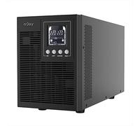 NJOY Echo Pro 2000 Gruppo di Continuità Server 2000VA 1600 Watt, Doppia Conversione Online Onda Sinusoidale Pura, 4 Uscite Schuko, USB, RS232, EPO, Slot SNMP, 4 Batterie 12V-7Ah - Garanzia 3 Anni