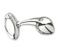 Njoy M - dildo anale medio in metallo (argento)