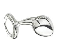 Njoy L - dildo anale grande in metallo (argento)