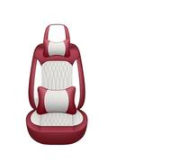 Njprmbq Accessori per Auto per Cayenne 957 958 Mancan per Panamera per Boxster Carrera 911 996 Auto Merci 5d Coperture per Auto Set Coprisedili Macchina(White Red 5 Seats)