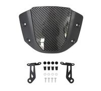 Njprmbq Deflettore d'Aria Anteriore Cupolino Deflettori Parabrezza Moto | Per CB650R 2024 2025 2026 Protezione Dello Schermo Per Visiera Moto Con Staffa Per Carenatura