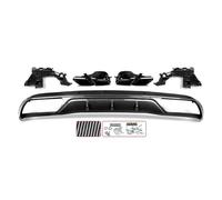 Njprmbq Diffusore Posteriore Labbro per Benz per W205 Base Berlina C180 C220 C300 per AMG 2015 2016-2018 Paraurti Posteriore Diffusore Labbro con Punte di Scarico