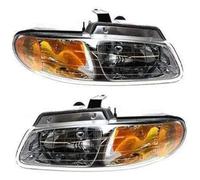 Njprmbq Fari Anteriori Per La Città E Per Il Paese Per Voyager Sostituzione Fari Neri Sinistra + Destra 1996 1997 1998 1999 2000