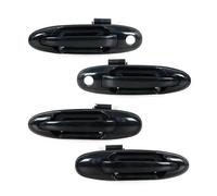 Njprmbq Maniglia Interna Per LEXUS Per LX470 1998-2007 Argento Nero Accessori 4 Pezzi Pomello Maniglia Esterna Porta
