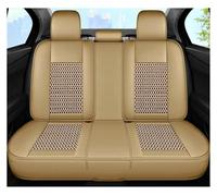 Njprmbq per Skoda Tutti Modelli per Fabia per Octavia per Rapid per Superb per Kodiaq per Yeti Seta Ghiaccio Traspirante Coprisedile Pelle Auto Accessori Set Coprisedili Macchina(A Back Row)