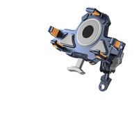Njprmbq Supporto Universale Per Cellulare Con Ammortizzatore Di Qualità Per Moto In Lega, Per Navigazione Anti-vibrazione A 360° Per Bici piastra di navigazione GPS Staffa(UBA-Z)