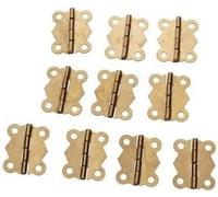 NJRPWAUNK Cerniere antiche, Decorative in Bronzo, Cerniera for Scatola di Legno, Cerniere a Farfalla in Ferro Mini da 10 Pezzi Cerniera for Porta del cassetto dell'Armadio Cerniera for Porta