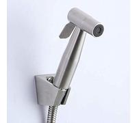 NJRPWAUNK Docce Portatili for WC Spruzzatore for Pannolini in Tessuto Musulmano for Il Lavaggio Posteriore - Pistola a spruzzo pressurizzata in Acciaio Inossidabile Toiletwash PP Montaggio a Parete