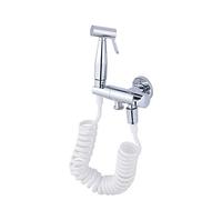 NJRPWAUNK Kit spruzzatore Doccia Manuale Rubinetto Spray - Set Pistola a spruzzo for WC in Acciaio Inossidabile Pistola a for for Ugello Booster for Doccia a Mano Montaggio a Parete