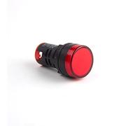 NJRPWAUNK Micro Interruttore 1pcs 12V 24V 220V 380V 22mm Montaggio a Pannello Indicatore di Alimentazione a LED Luminoso Segnalazione Interruttore Lampada(Rot,6V)