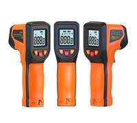 NJTY T600 Termometro a infrarossi Temperatura di calore portatile per tester di cottura Forno per pizza Griglia e motore - Lettura della temperatura superficiale laser