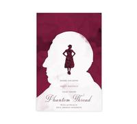 NJTYDG Stampa artistica da parete su tela, motivo: filo fantasma, minimal, per soggiorno, camera da letto, 40 x 60 cm