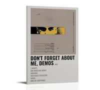 NJZUSA Demos - Stampa artistica su tela, motivo: Dominic Fike Don't Forget About Me, decorazione artistica per ufficio, casa, soggiorno, camera da letto, con cornice, stile 40 x 60 cm