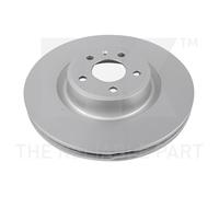 NK 2X DISCO FRENANTE Ø345 MM VENTILATO COATED PER AUDI A6 ALLROAD 4GH 4GJ